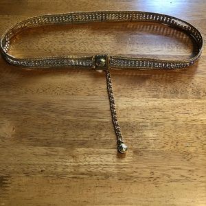 Swavartski crystal gold Versace  belt